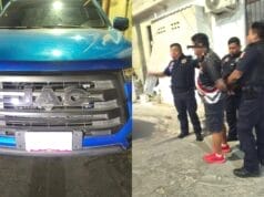 Detienen a pareja por presuntos actos indebidos dentro de vehículo en la Miguel Hidalgo