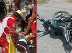 Menor resulta lesionada tras fuerte choque en carretera a Hampolol